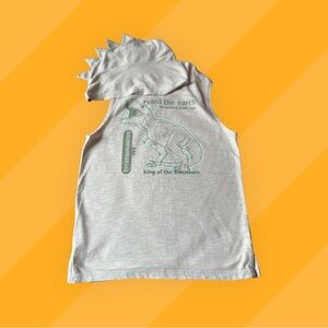 🦖 365 Kids by Garanimals Dino Tank Hoodie - Size 10